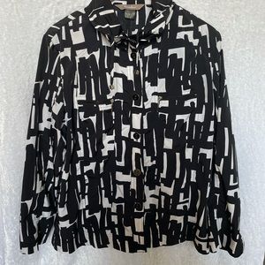 TanJay windbreaker buttondown shirt style SZ 12